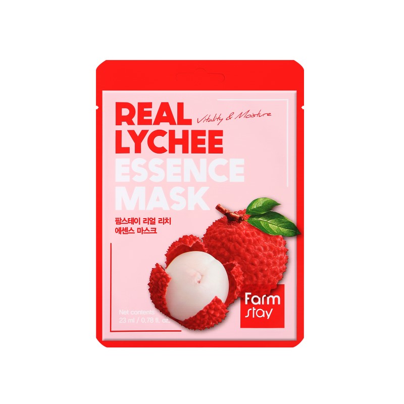 FARMSTAY Real Lychee Essence Mask FARMSTAY Real Lychee Essence Mask