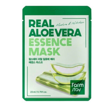 Farmstay Real Aloe Vera Essence Mask 1 τεμάχιο